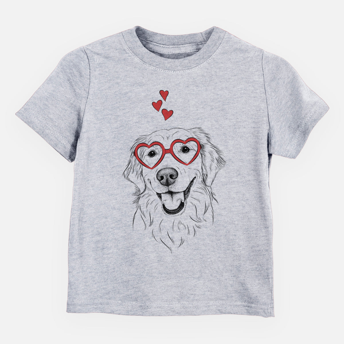 Valentine Maple the Golden Retriever - Kids/Youth/Toddler Shirt
