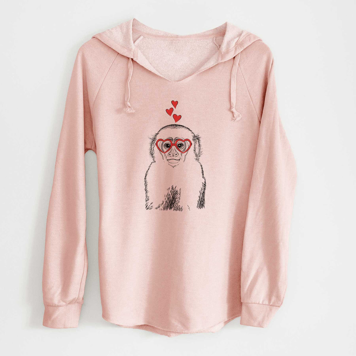 Valentine Marcel the Capuchin Monkey - Cali Wave Hooded Sweatshirt