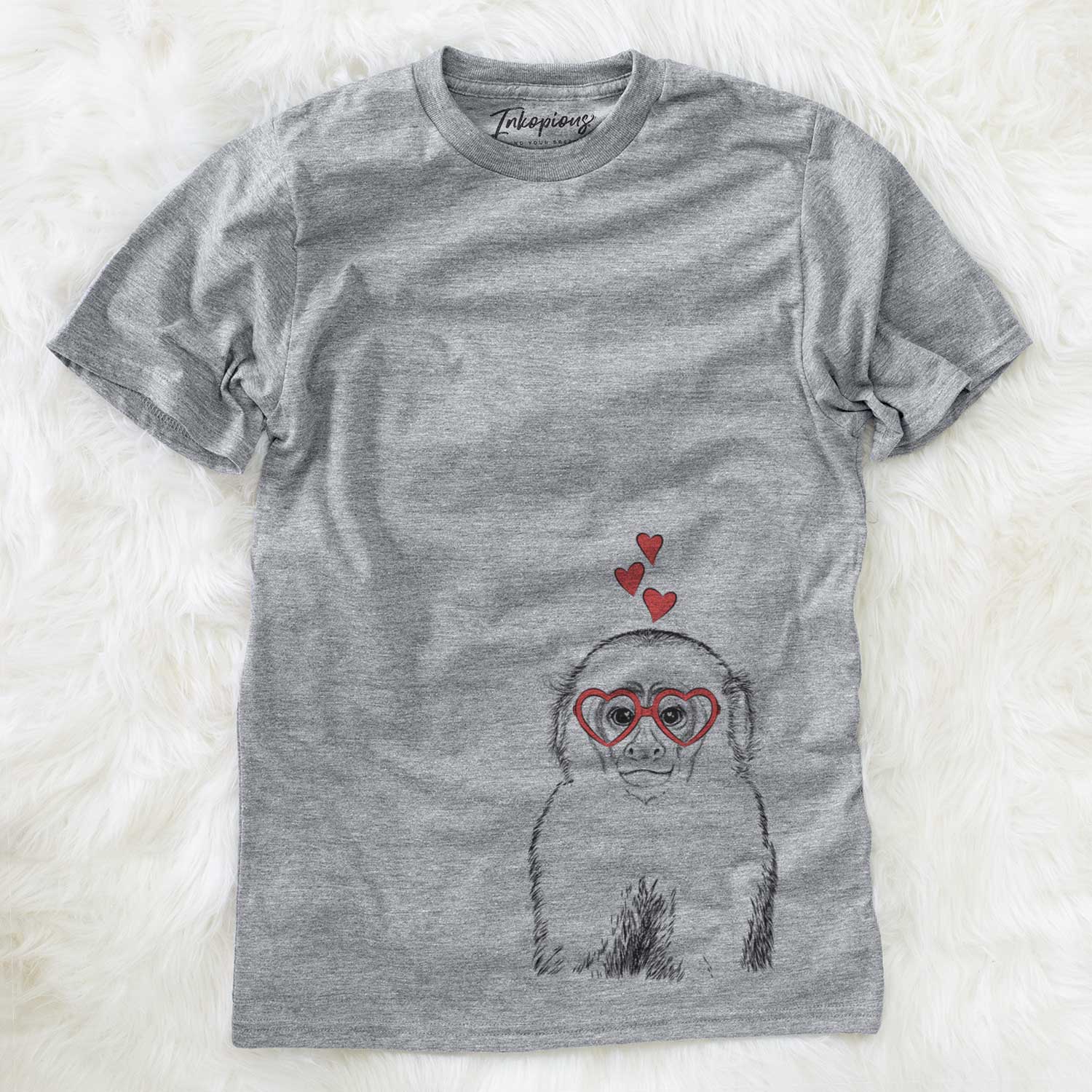 Valentine Marcel the Capuchin Monkey - Unisex Crewneck