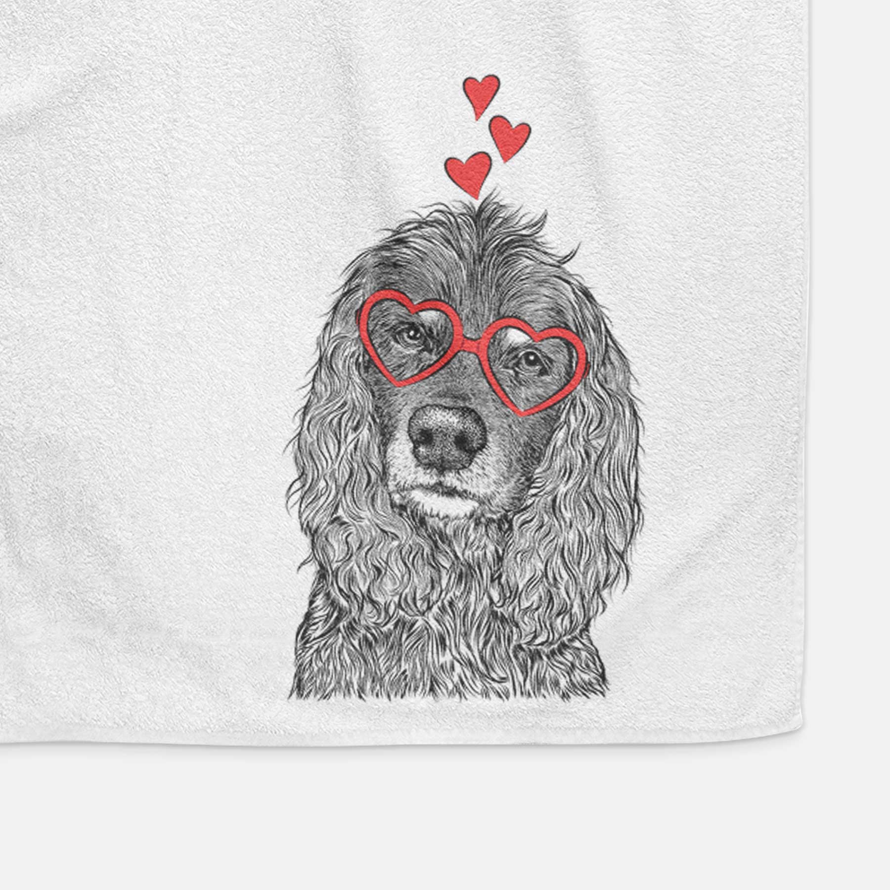 Marley Boy the American Cocker Spaniel Decorative Hand Towel