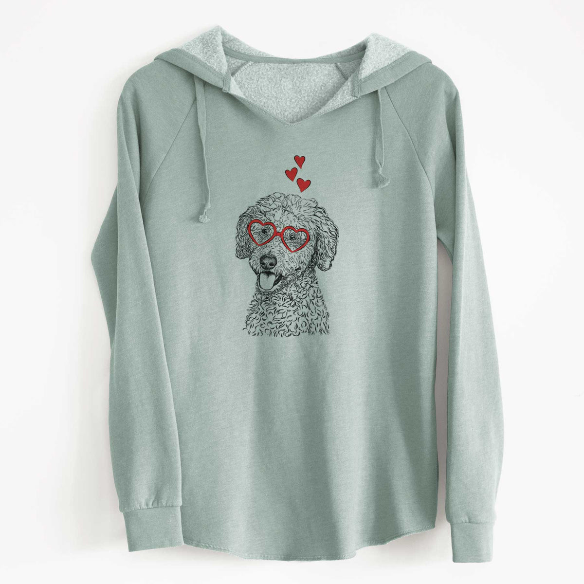 Valentine Marlow the Goldendoodle - Cali Wave Hooded Sweatshirt