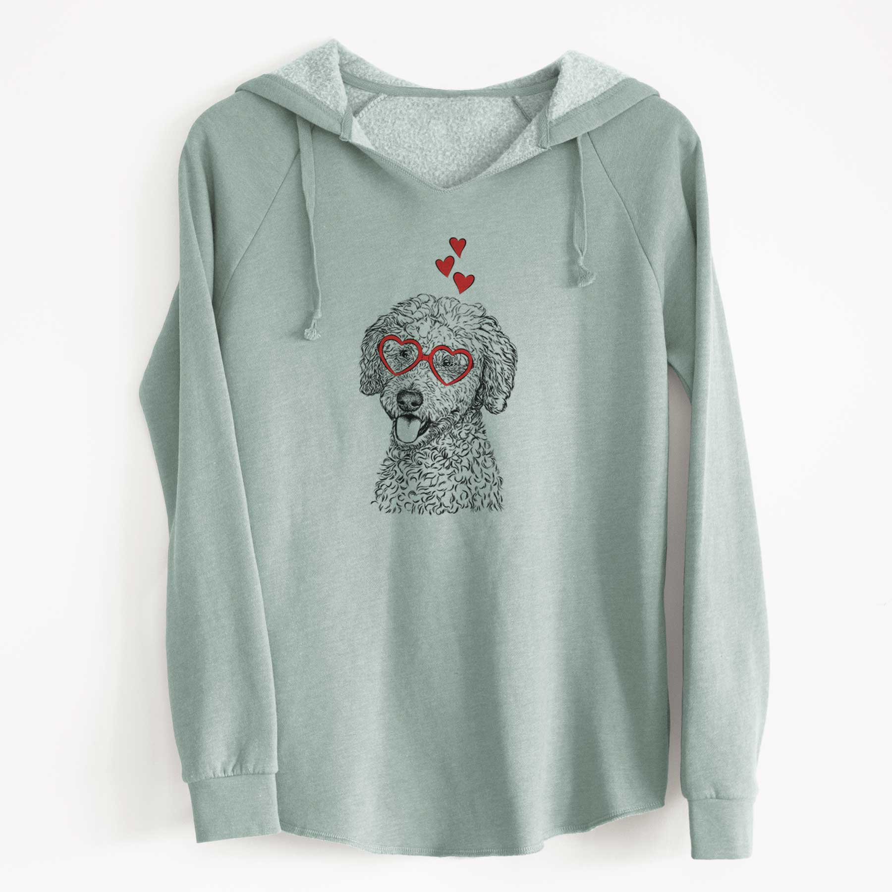 Valentine Marlow the Goldendoodle - Cali Wave Hooded Sweatshirt
