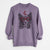 Valentine Marti the Border Collie - Unisex Pigment Dyed Crew Sweatshirt