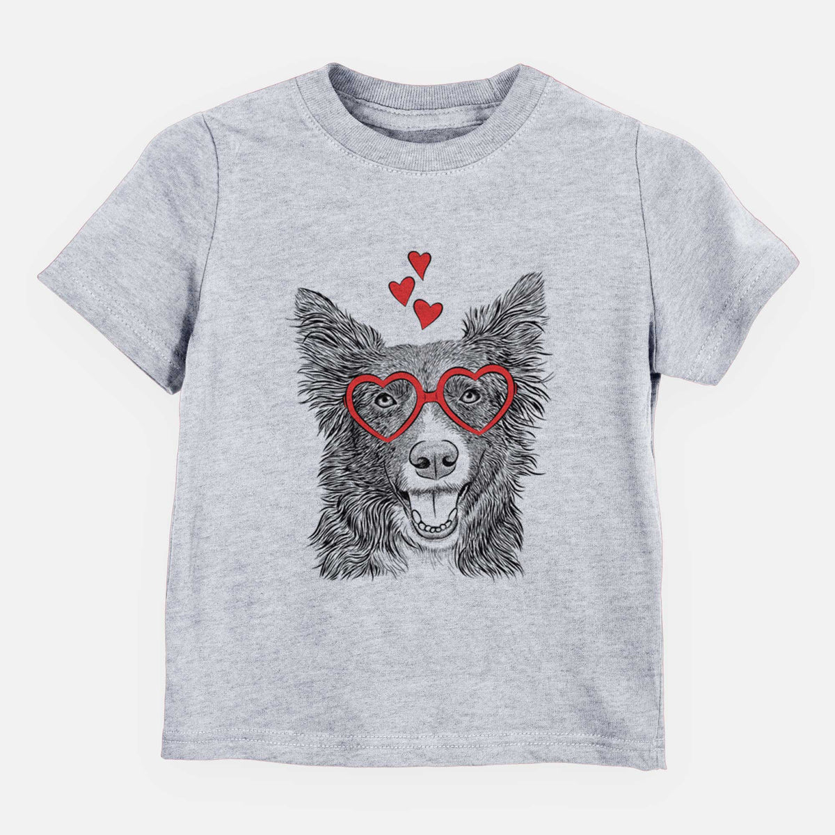 Valentine Marti the Border Collie - Kids/Youth/Toddler Shirt