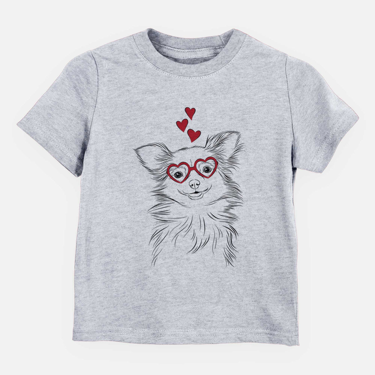 Valentine Marzi the Long Haired Chihuahua - Kids/Youth/Toddler Shirt
