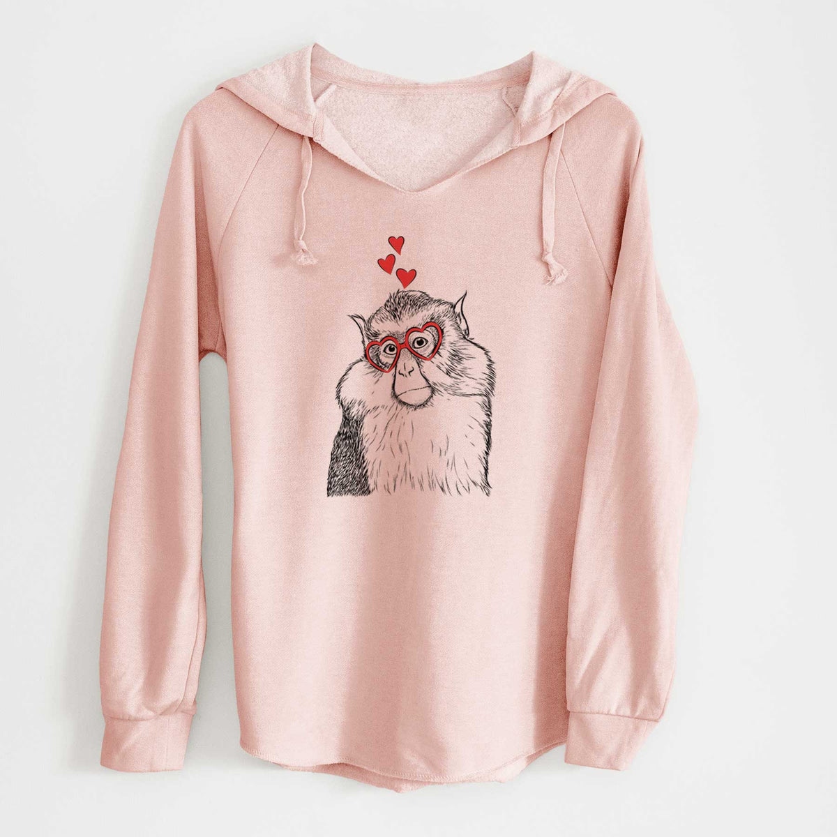 Valentine Matata the Mona Monkey - Cali Wave Hooded Sweatshirt