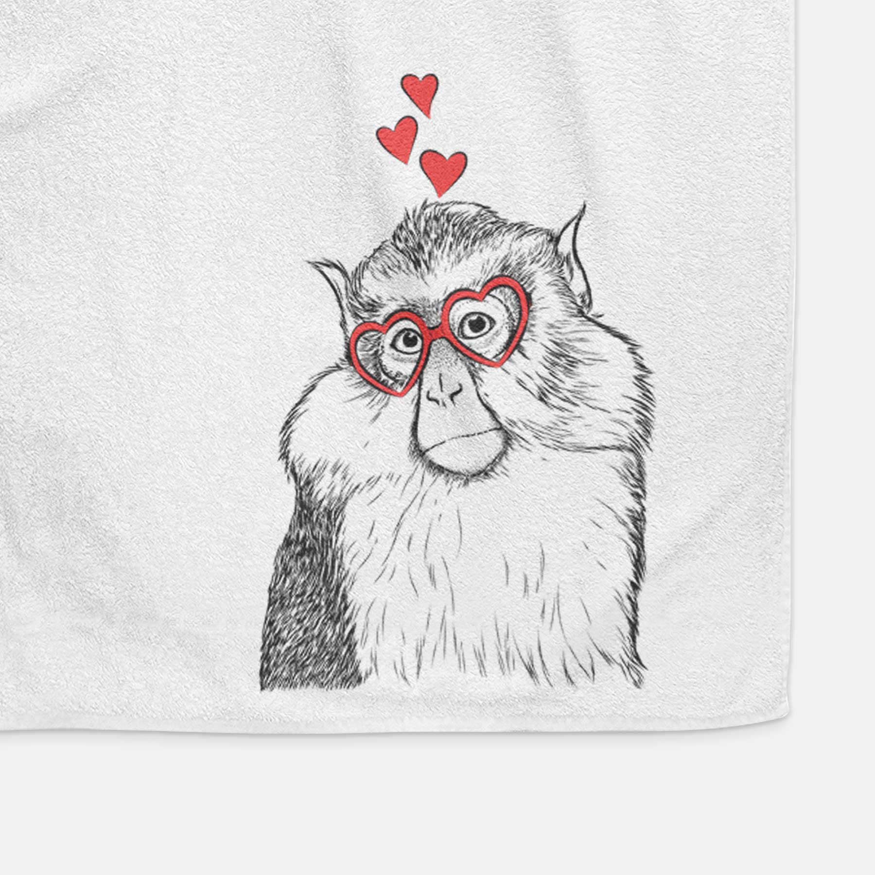 Matata the Mona Monkey Decorative Hand Towel