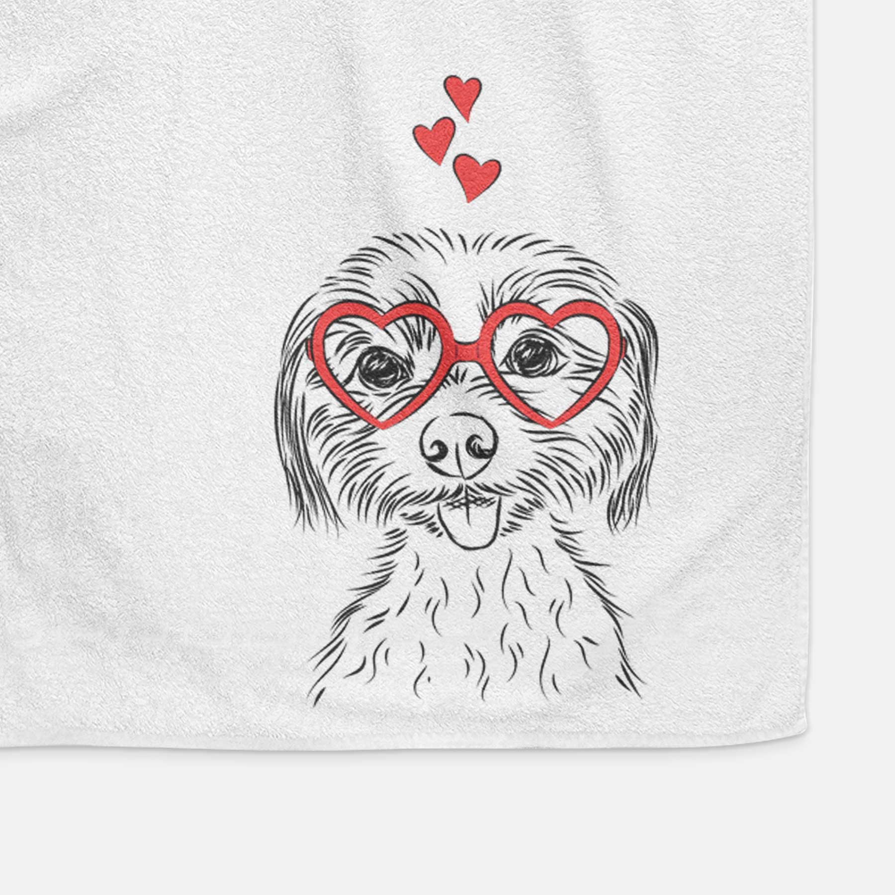 Mater the Yorkshire Terrier Decorative Hand Towel