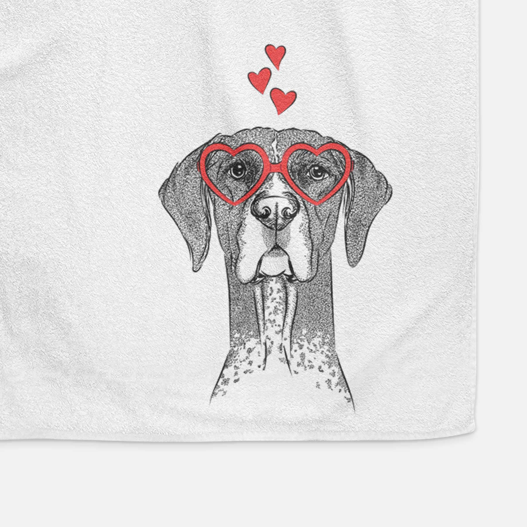 Mattis the German Shorthaired Pointer Decorative Hand Towel