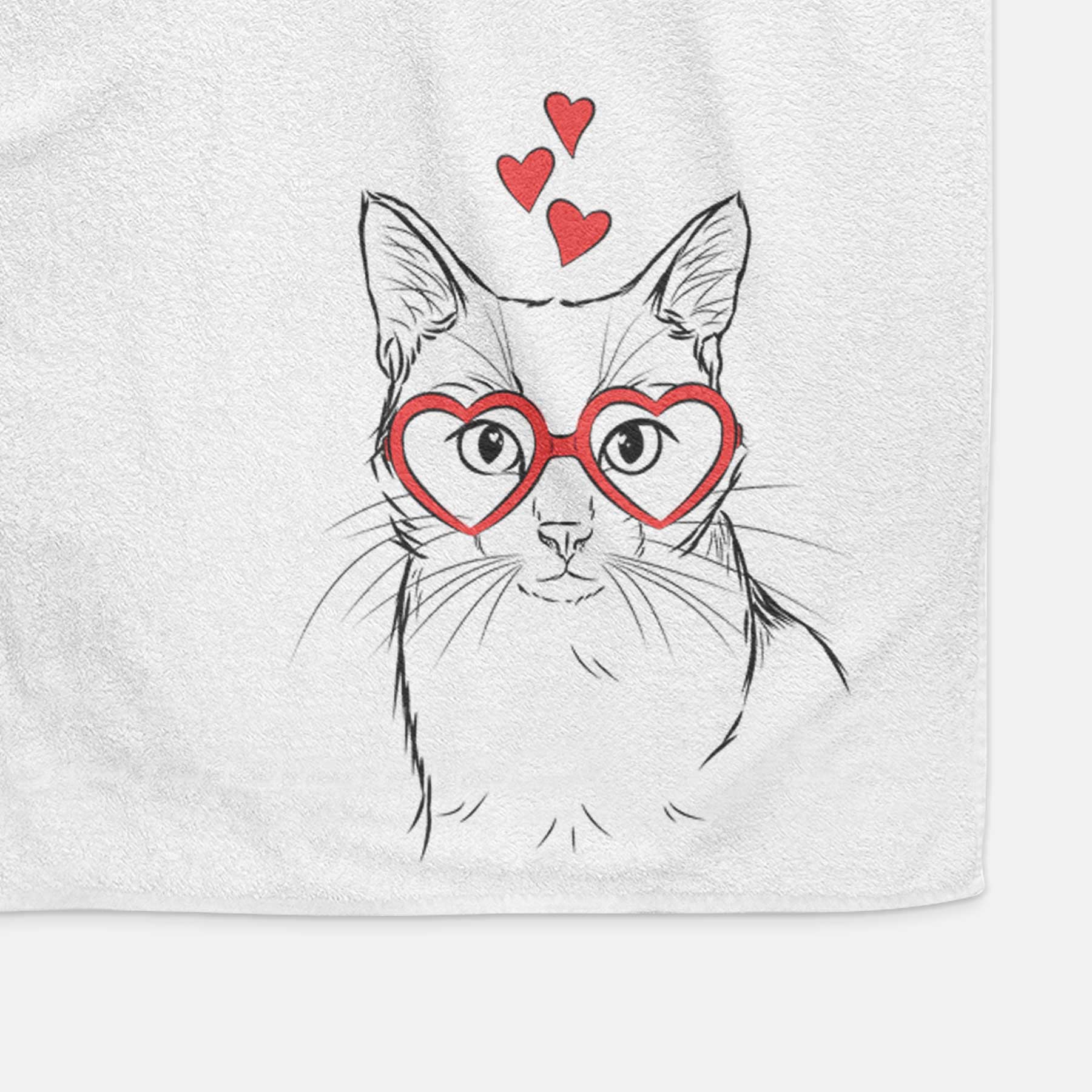 Maverick the Cat Decorative Hand Towel