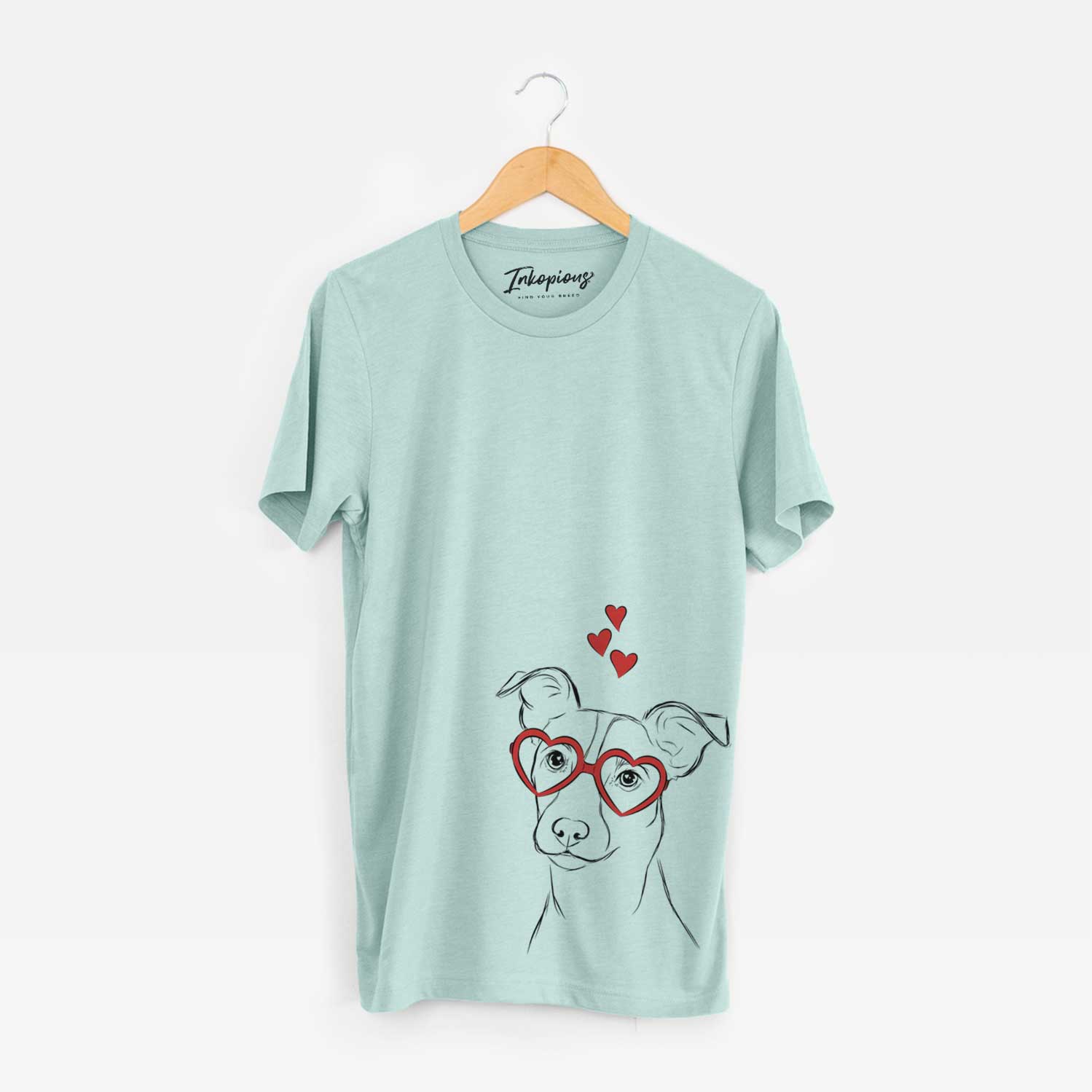 Valentine Max the Jack Russell Terrier - Unisex Crewneck