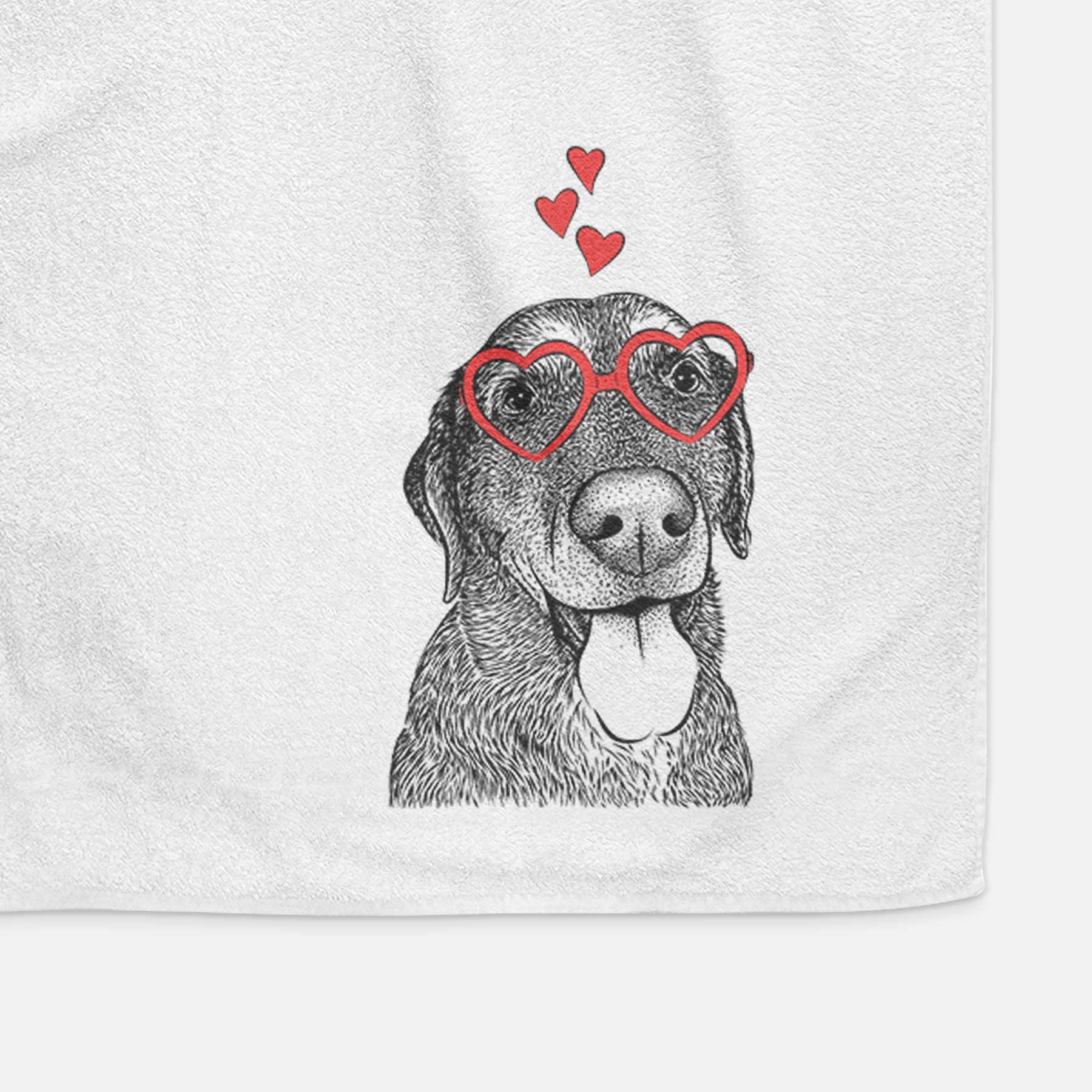 Max the Labrador Retriever Decorative Hand Towel