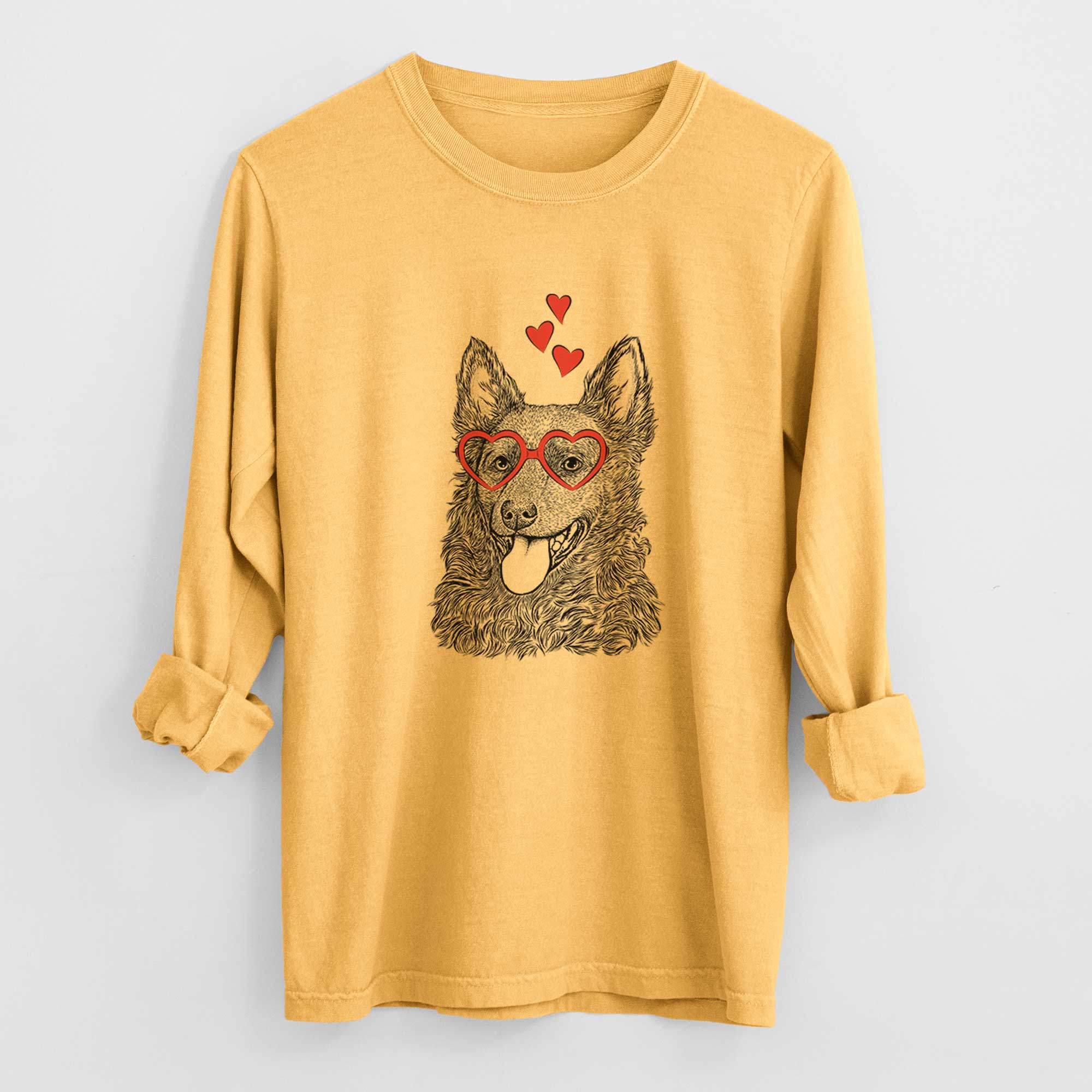 Valentine Maximo the Mudi - Heavyweight 100% Cotton Long Sleeve