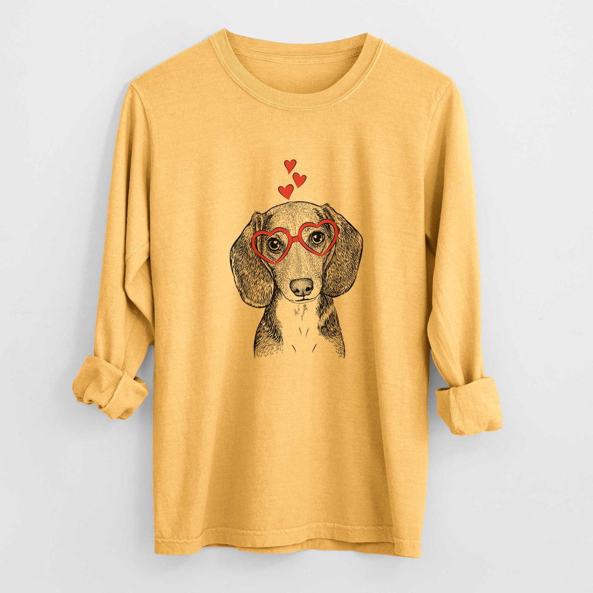 Valentine Mayor Andy the Beagle - Heavyweight 100% Cotton Long Sleeve