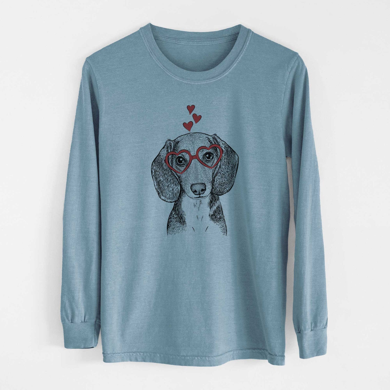 Valentine Mayor Andy the Beagle - Heavyweight 100% Cotton Long Sleeve