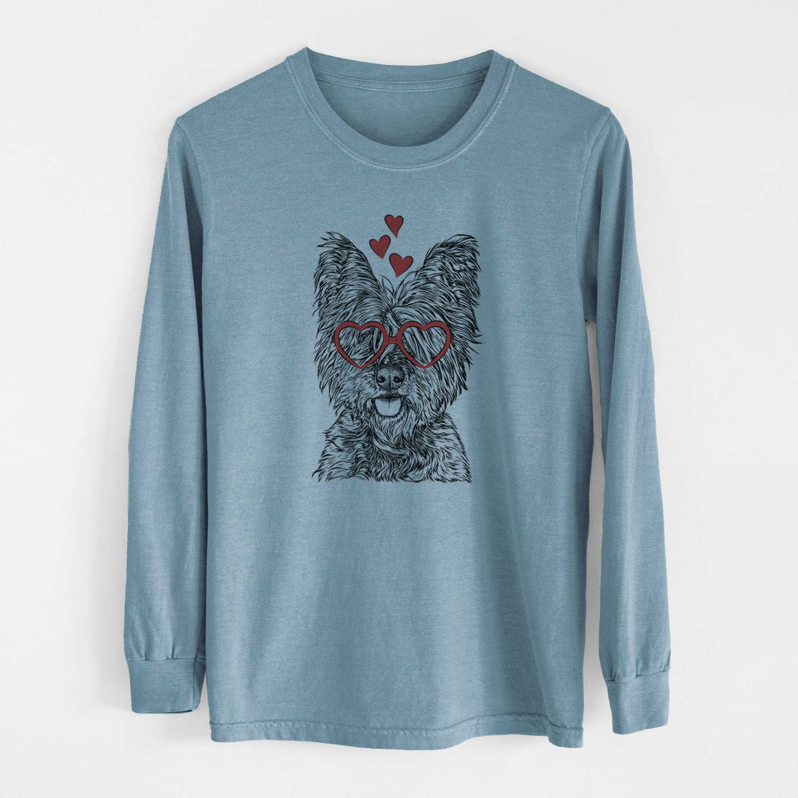 Valentine McDuff the Cairn Terrier - Heavyweight 100% Cotton Long Sleeve