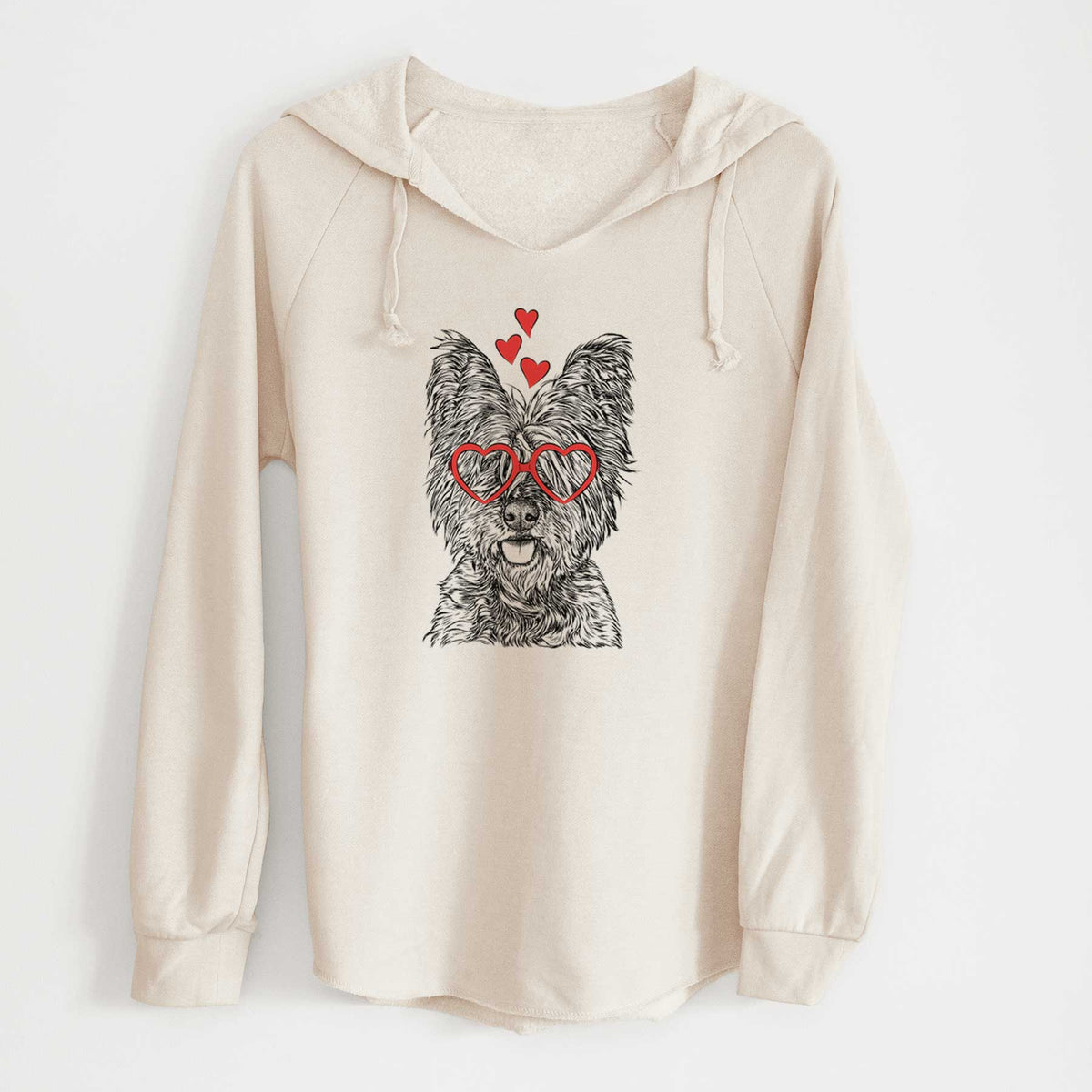 Valentine McDuff the Cairn Terrier - Cali Wave Hooded Sweatshirt