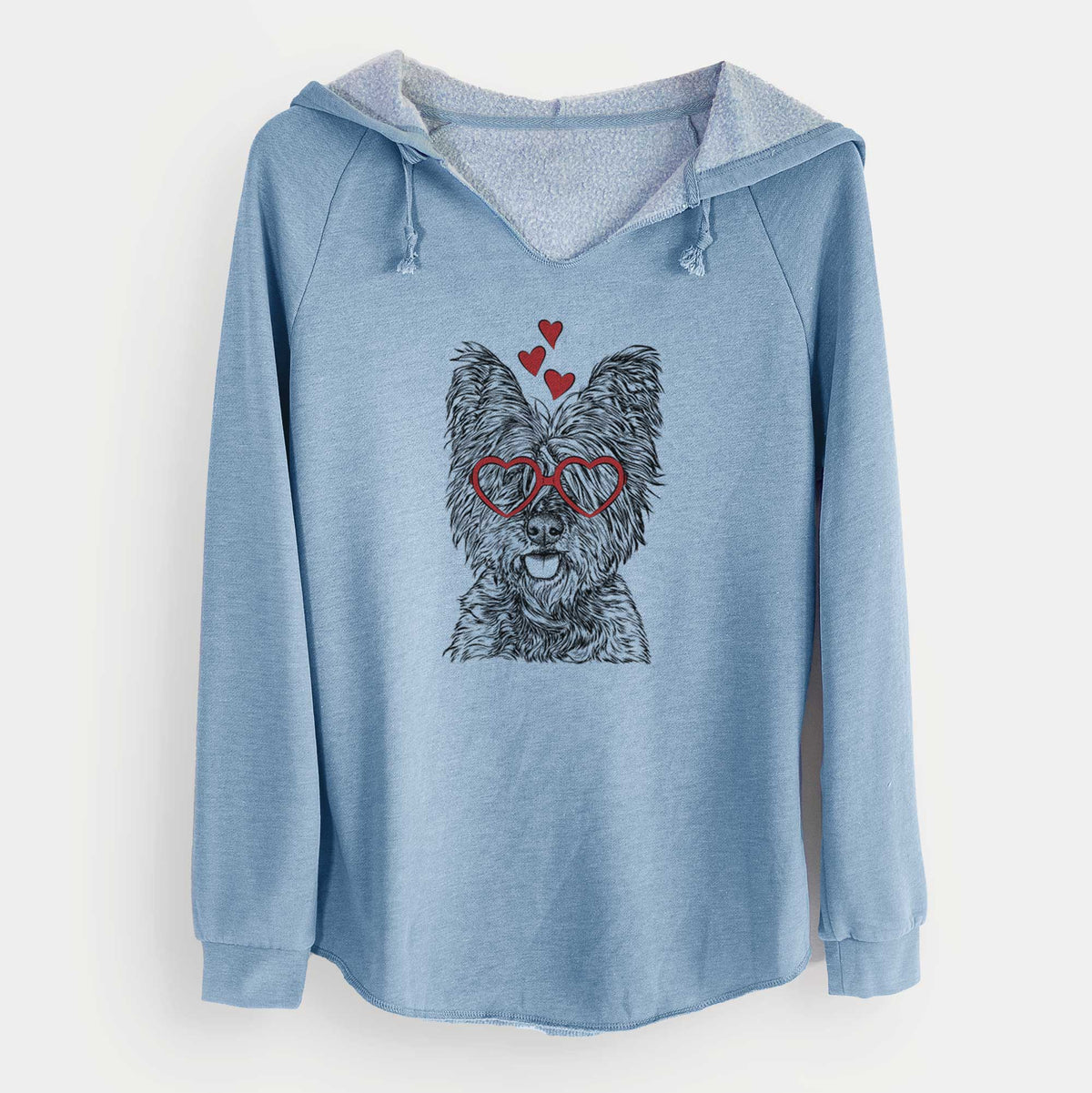 Valentine McDuff the Cairn Terrier - Cali Wave Hooded Sweatshirt