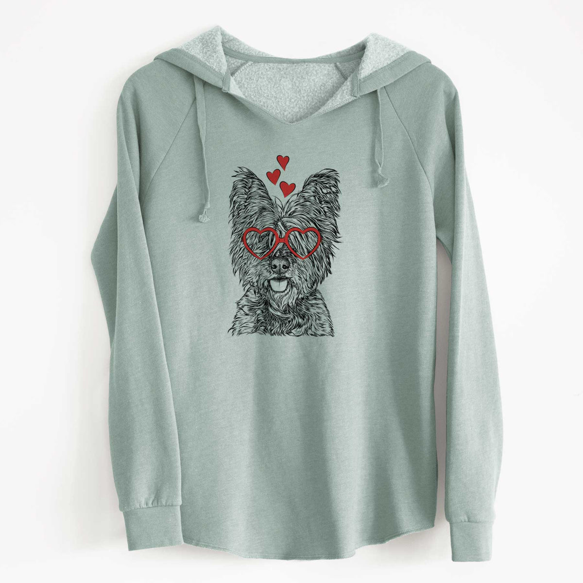Valentine McDuff the Cairn Terrier - Cali Wave Hooded Sweatshirt