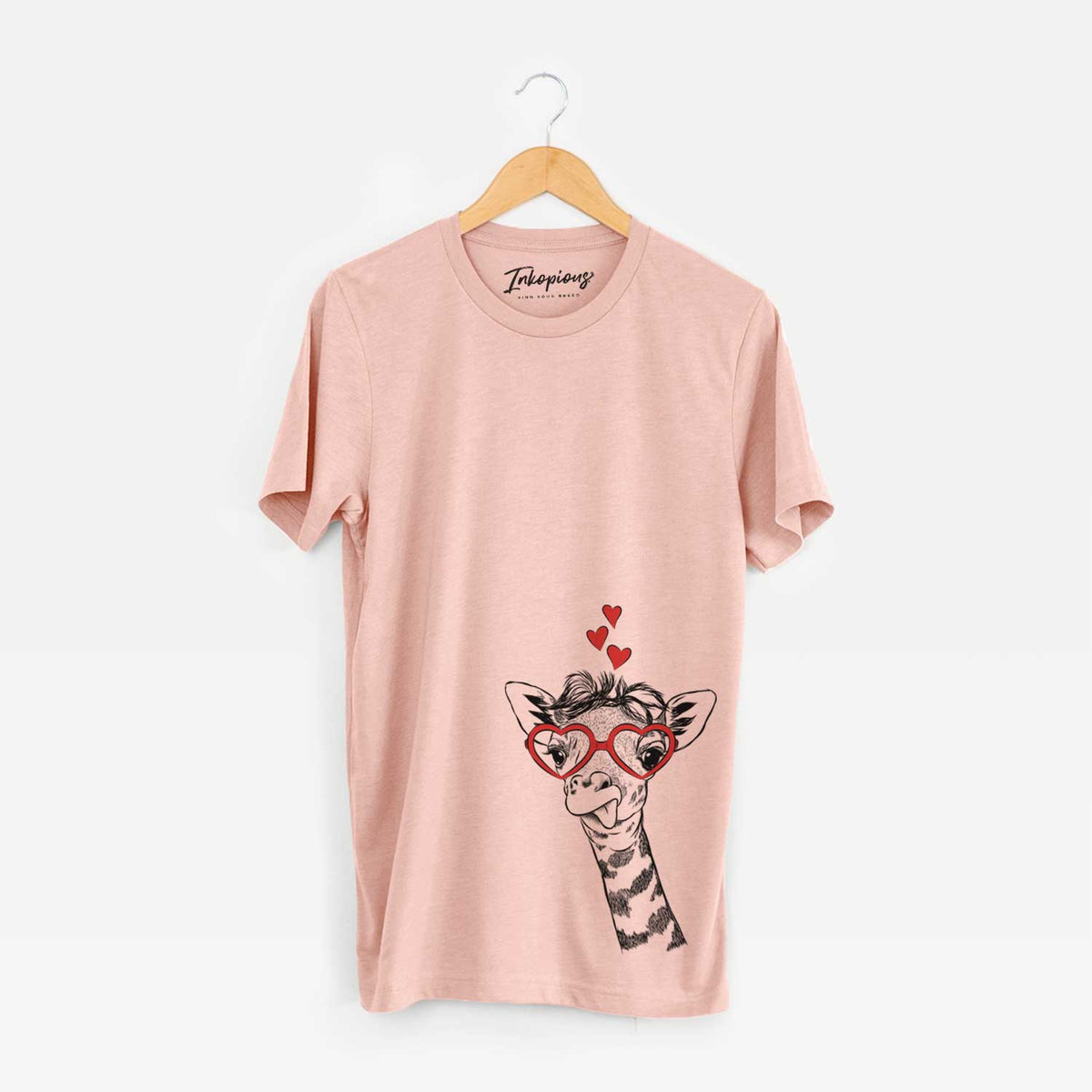 Valentine Mel the Baby Giraffe - Unisex Crewneck