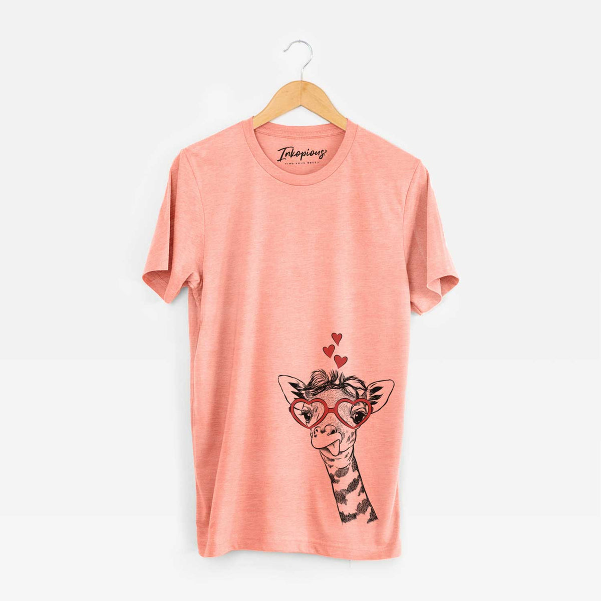 Valentine Mel the Baby Giraffe - Unisex Crewneck