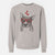 Valentine Mercy the Pitbull - Unisex Pigment Dyed Crew Sweatshirt