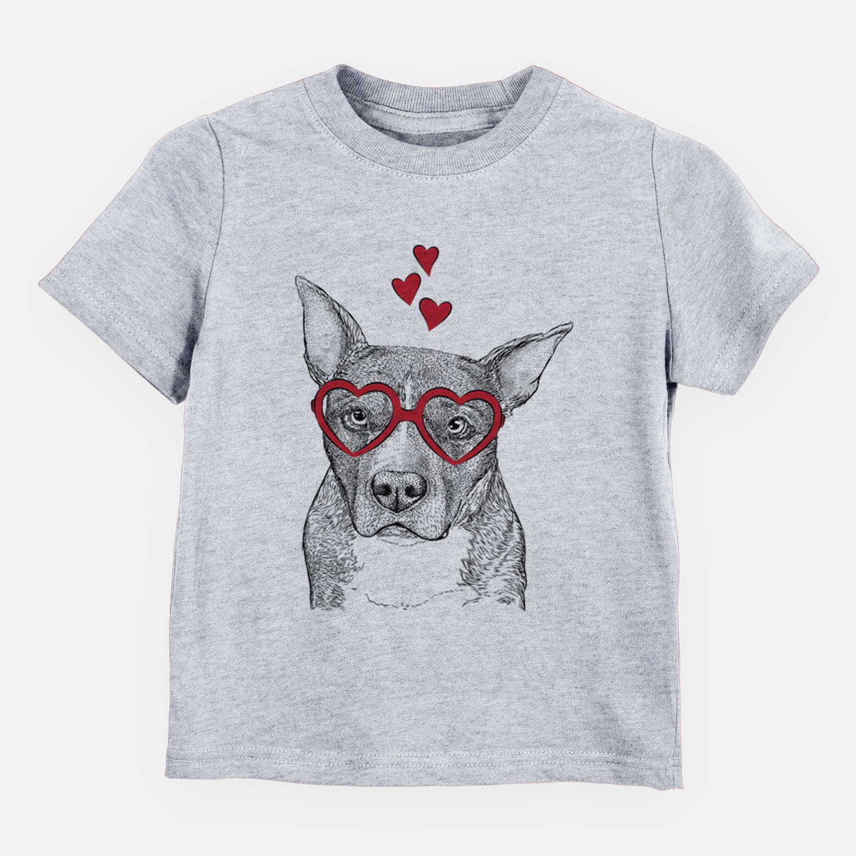 Valentine Mercy the Pitbull - Kids/Youth/Toddler Shirt