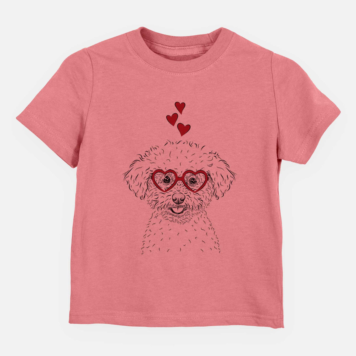 Valentine Mickey the Bichon Frise - Kids/Youth/Toddler Shirt