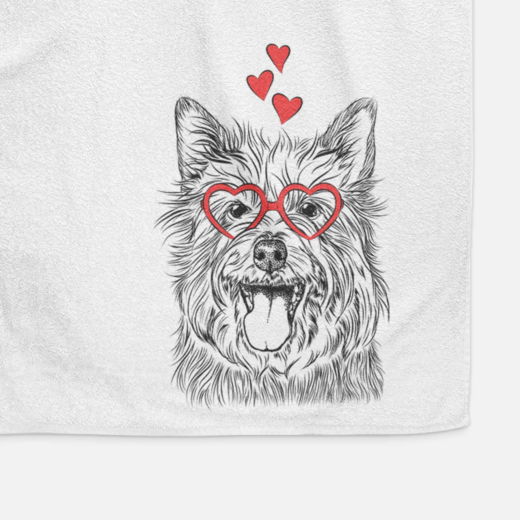 Middy the Australian Terrier Decorative Hand Towel