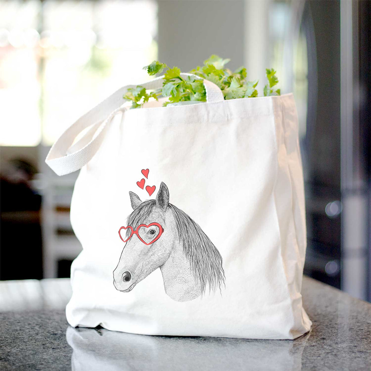 Midnight the Missouri Foxtrotter Horse - Tote Bag
