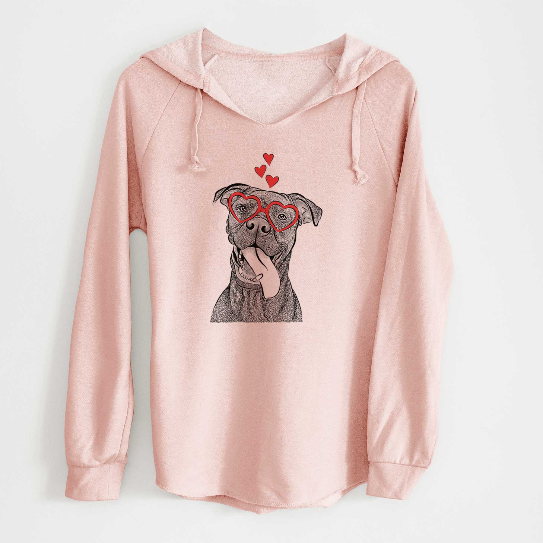 Valentine Mikey the Boxador - Cali Wave Hooded Sweatshirt