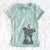 Valentine Mikey the Boxador - Women's V-neck Shirt