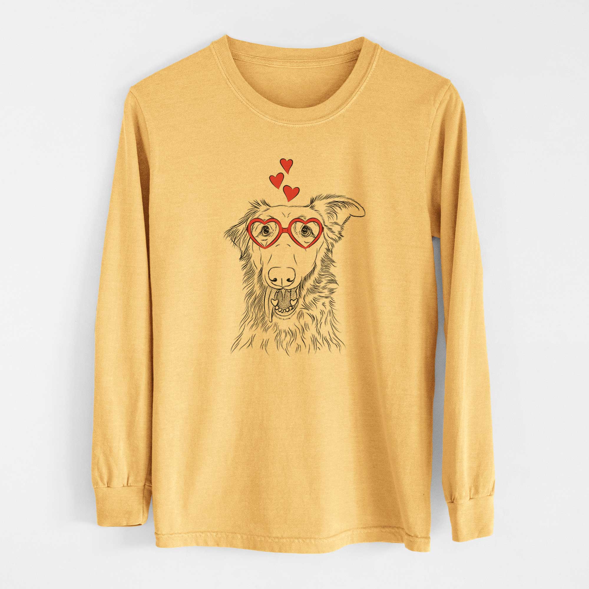 Valentine Mila the Mixed Breed - Heavyweight 100% Cotton Long Sleeve