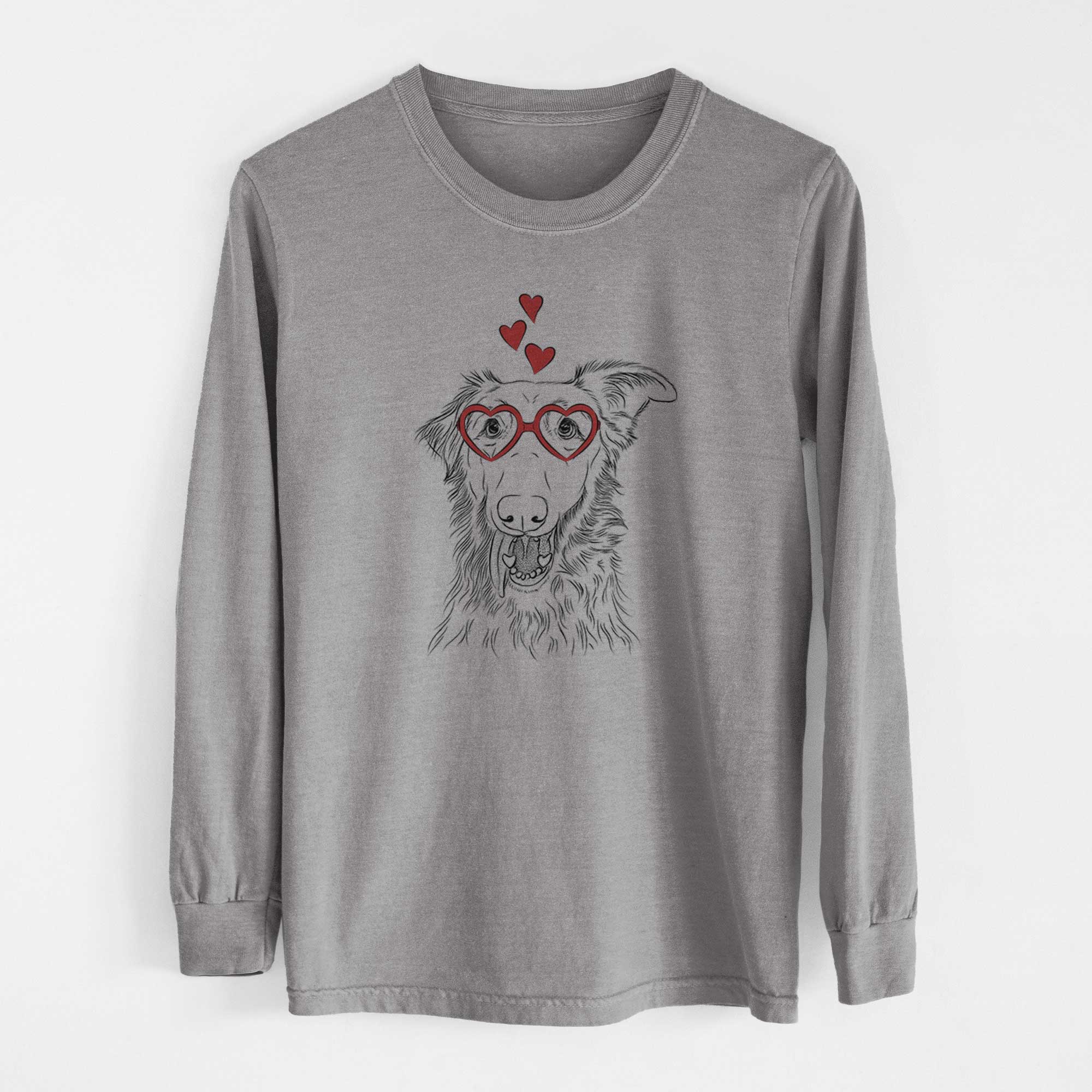 Valentine Mila the Mixed Breed - Heavyweight 100% Cotton Long Sleeve