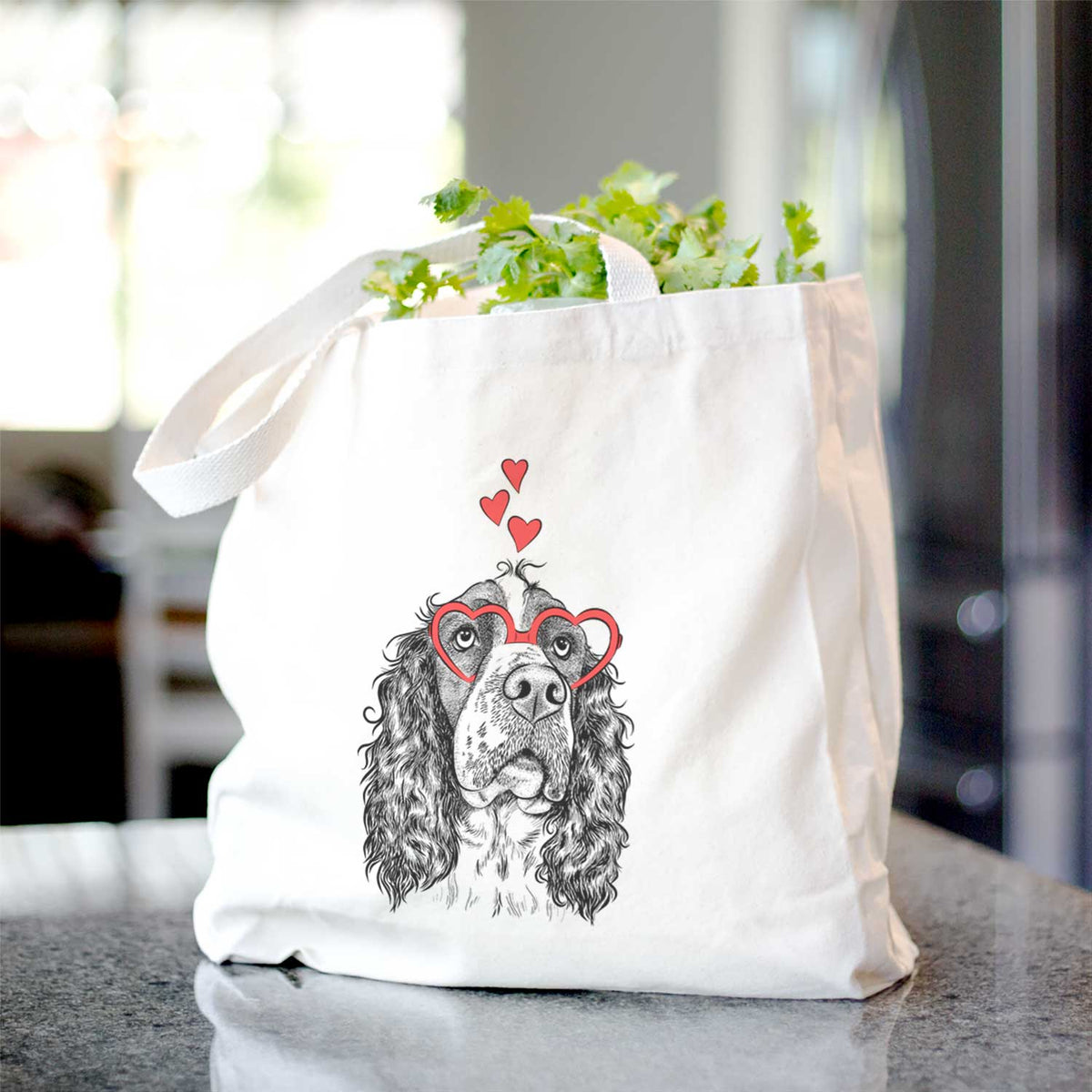 Millie Mae the English Springer Spaniel - Tote Bag
