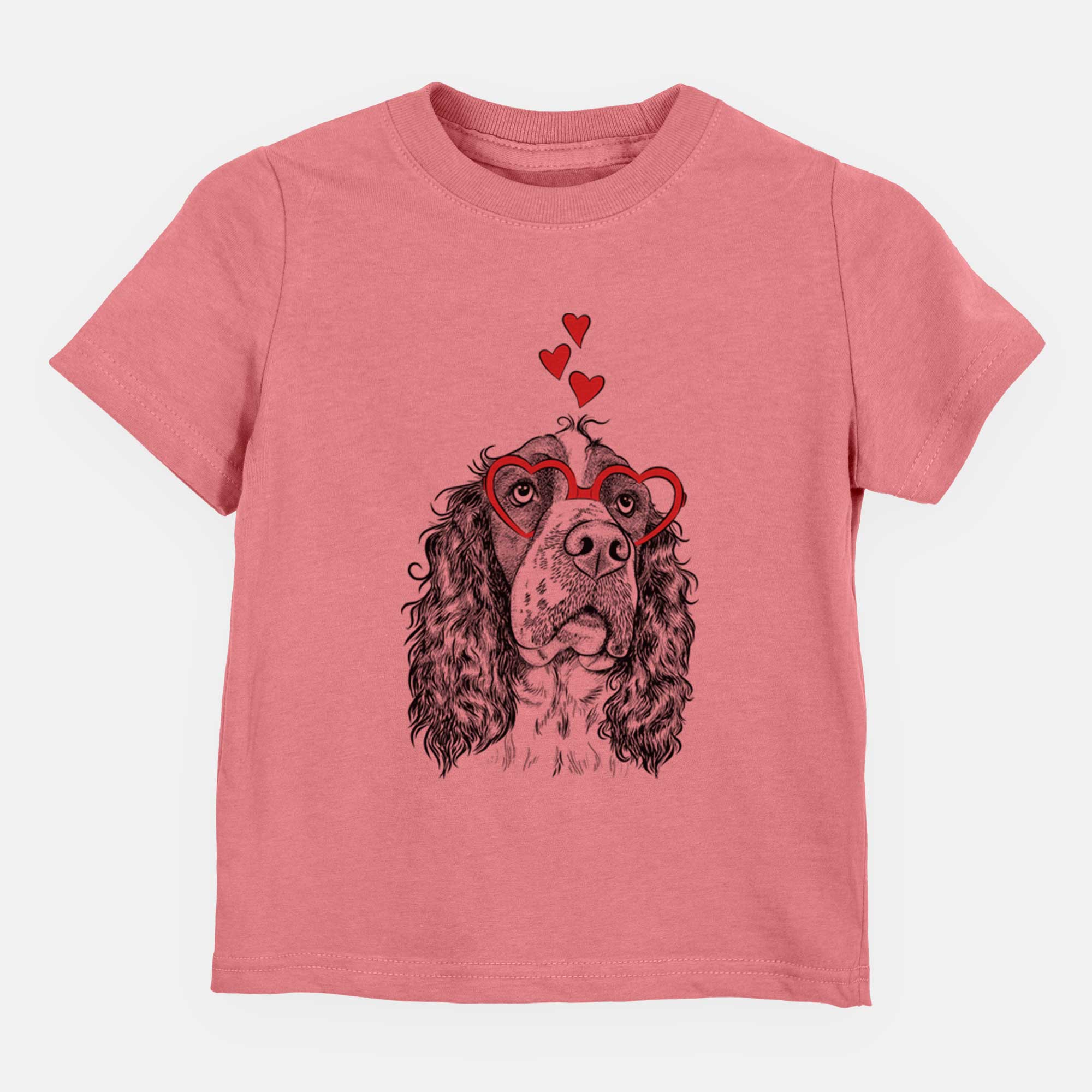 Valentine Millie Mae the English Springer Spaniel - Kids/Youth/Toddler Shirt