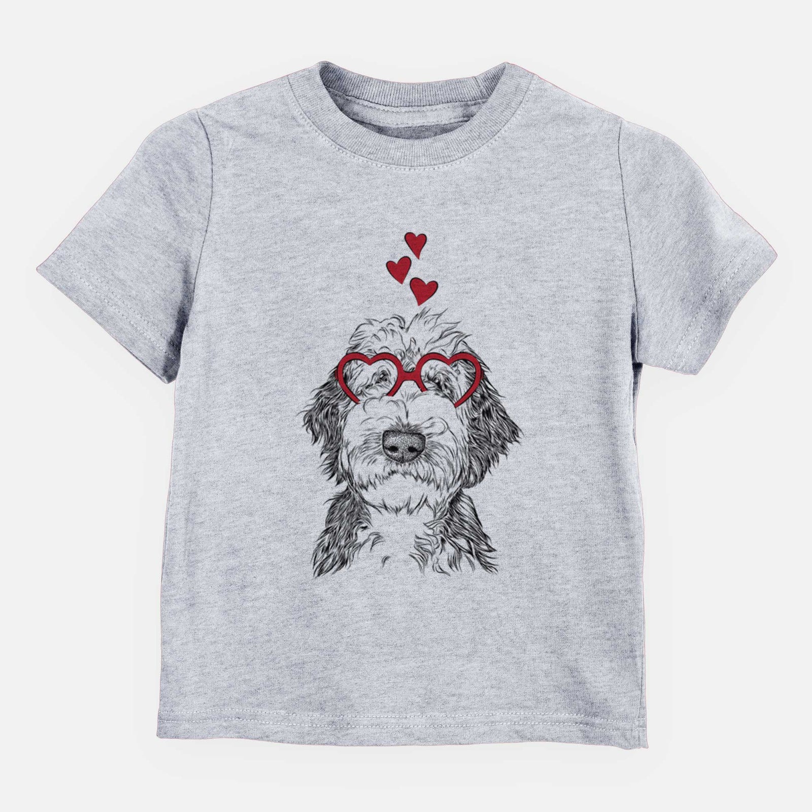 Valentine Milo Fluff the Sheepadoodle - Kids/Youth/Toddler Shirt