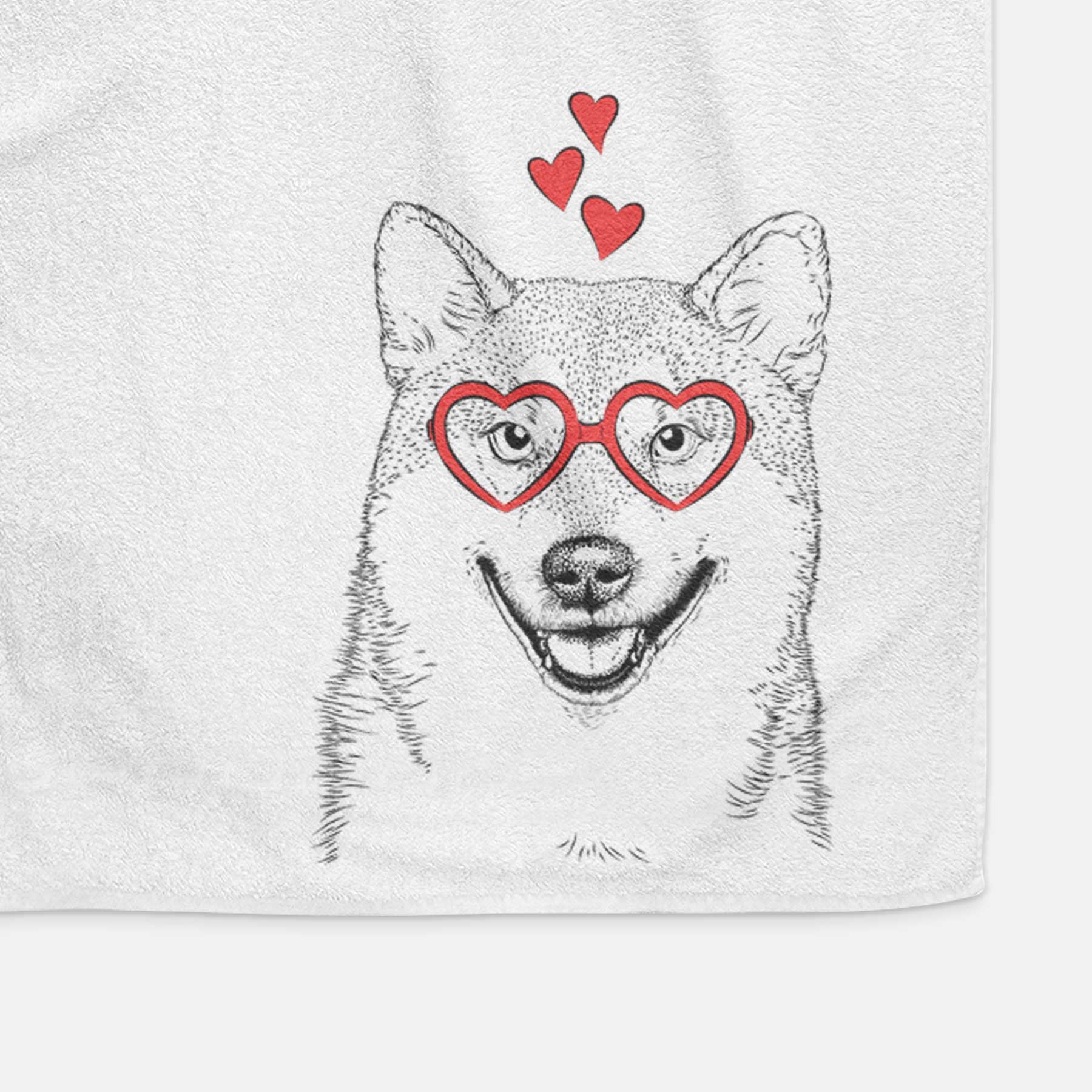 Mitsu the Shiba Inu Decorative Hand Towel