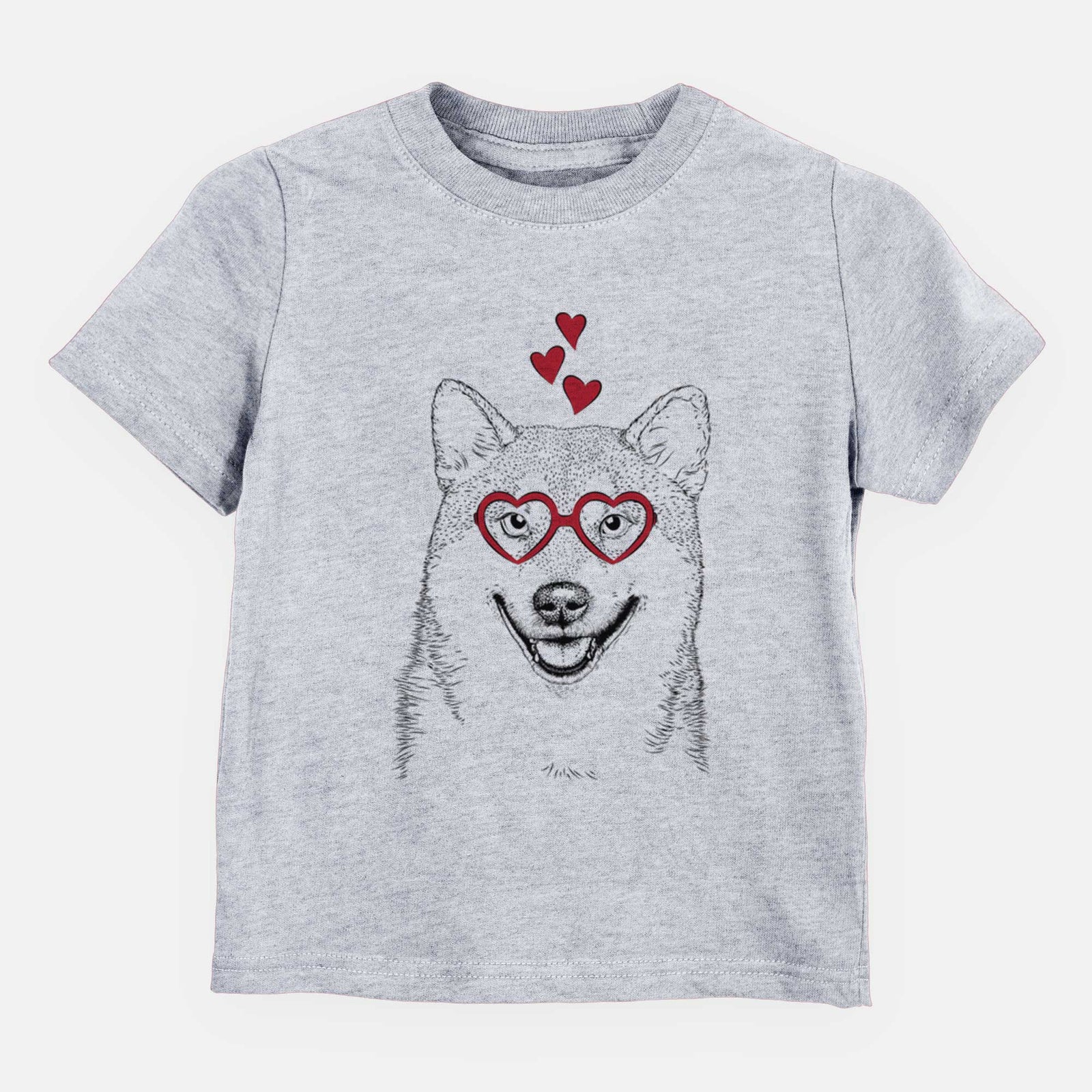 Valentine Mitsu the Shiba Inu - Kids/Youth/Toddler Shirt