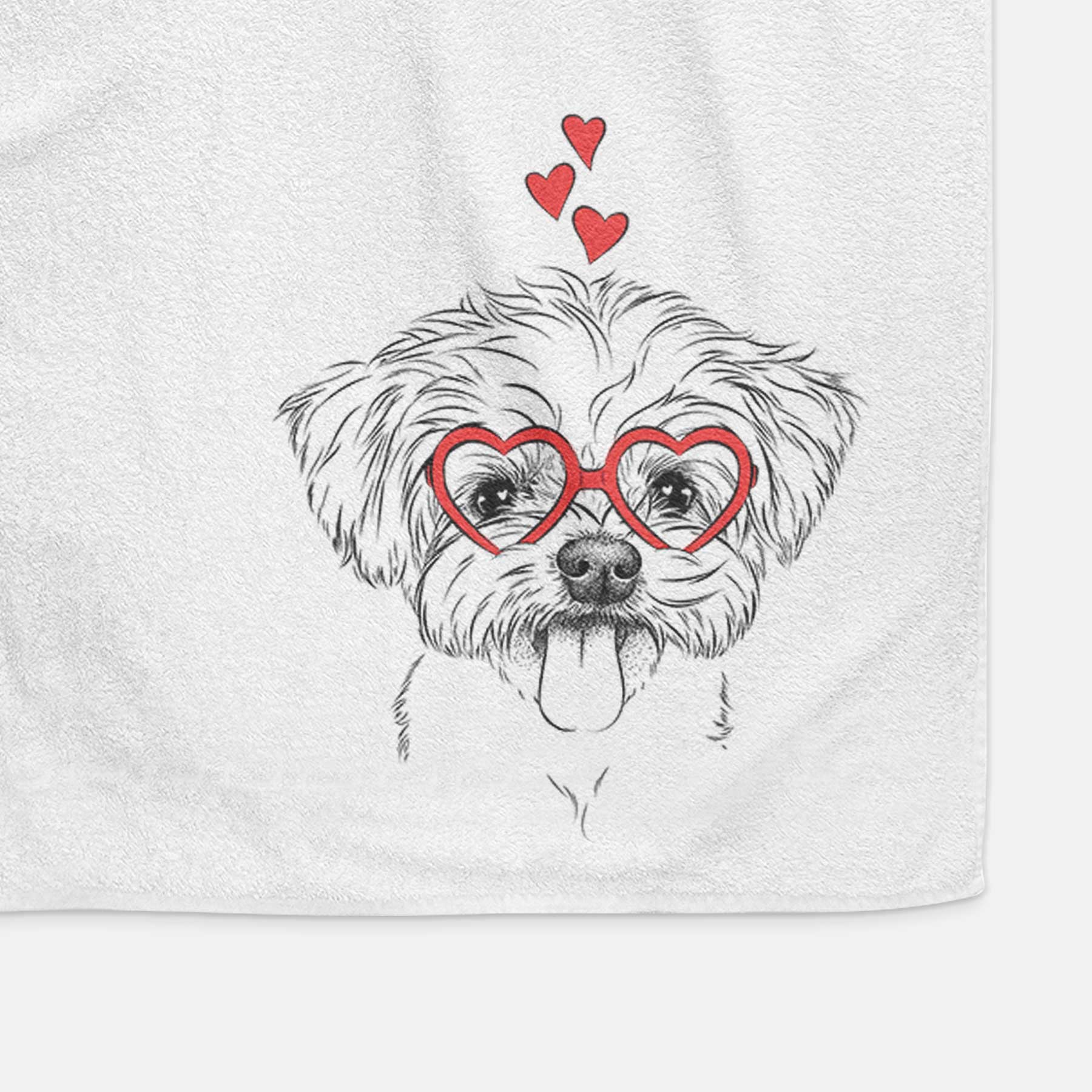 Mochi the Maltese Decorative Hand Towel