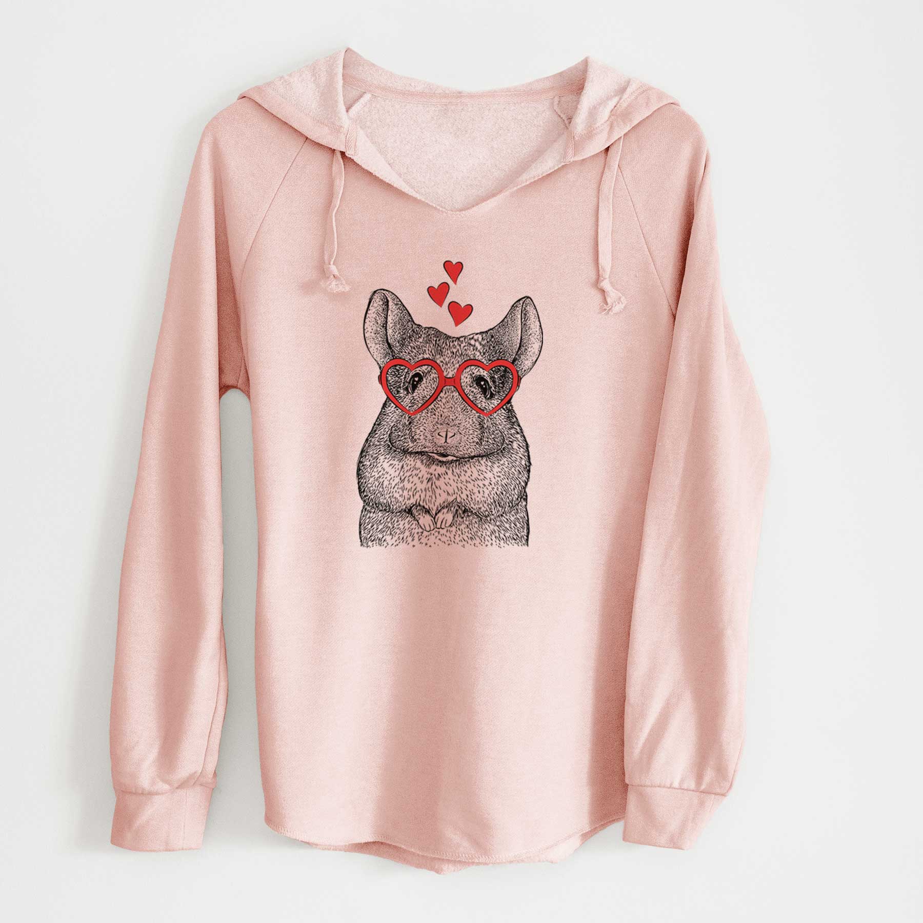 Valentine Mojo the Chinchilla - Cali Wave Hooded Sweatshirt