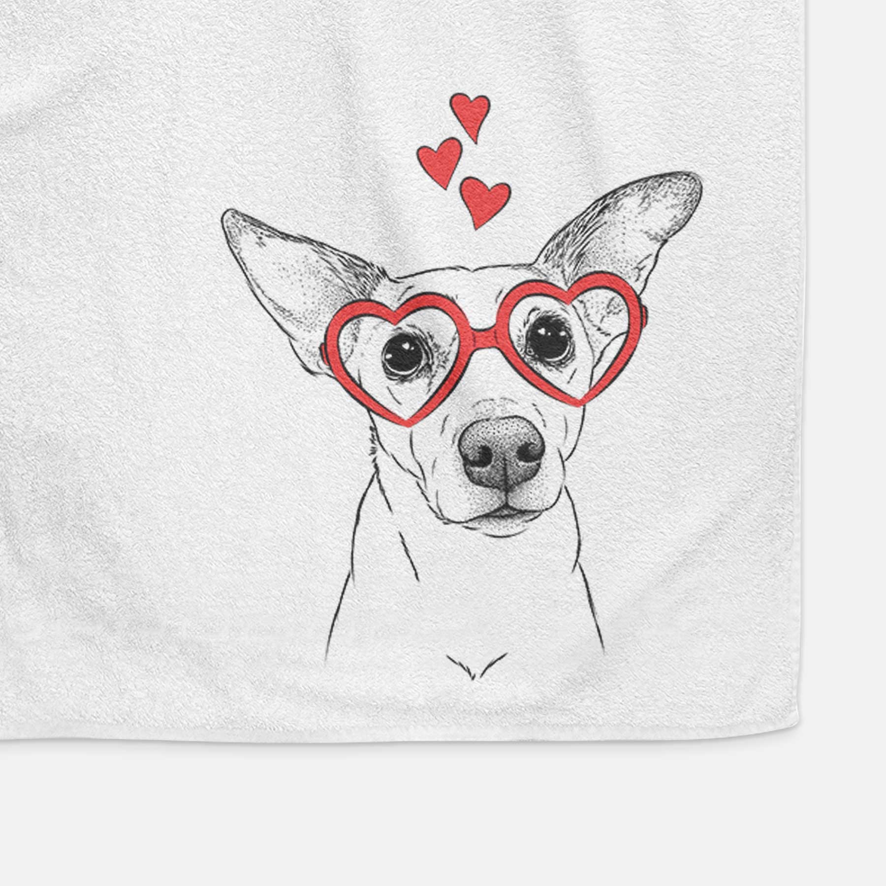 Molly the Jack Russell Terrier Decorative Hand Towel