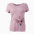 Valentine Molly the Jack Russell Terrier - Women's V-neck Shirt