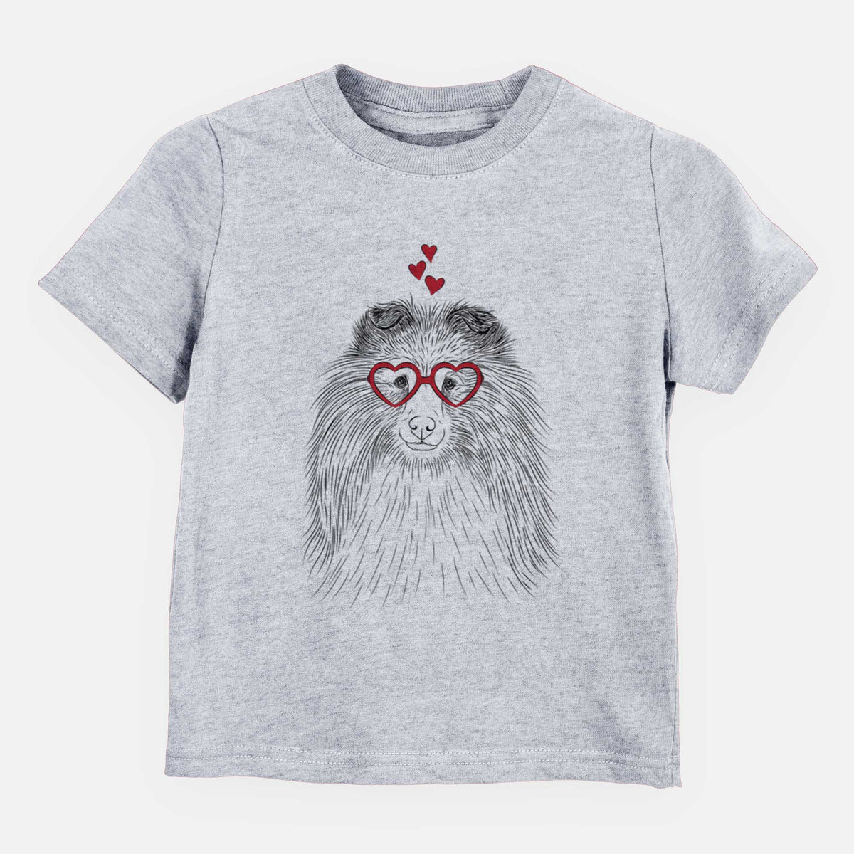 Valentine Moxie the Shetland Sheepdog - Kids/Youth/Toddler Shirt