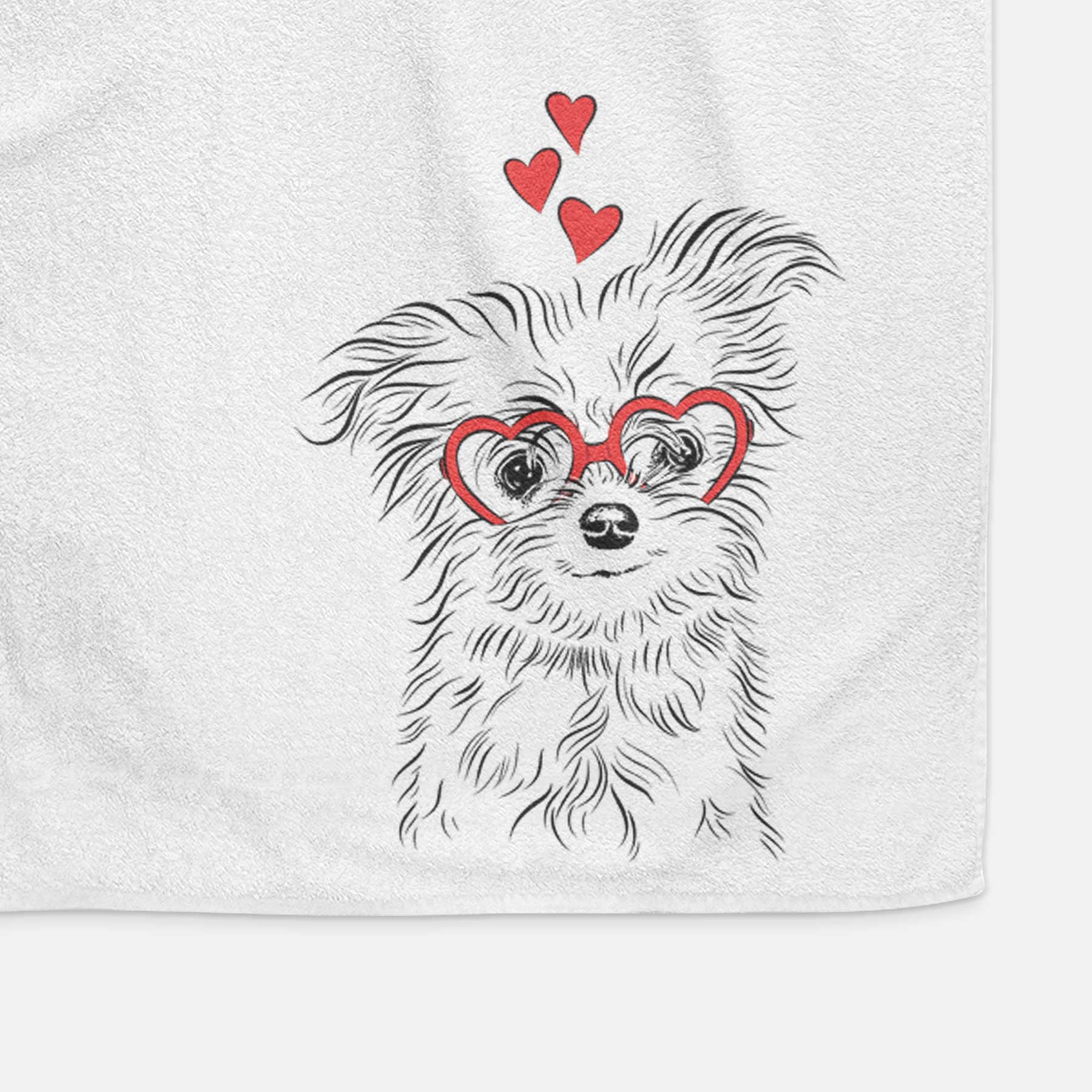 Mr. Gucci Poochi the Maltese Decorative Hand Towel