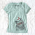 Valentine Mr. Maverick the Keeshond - Women's V-neck Shirt