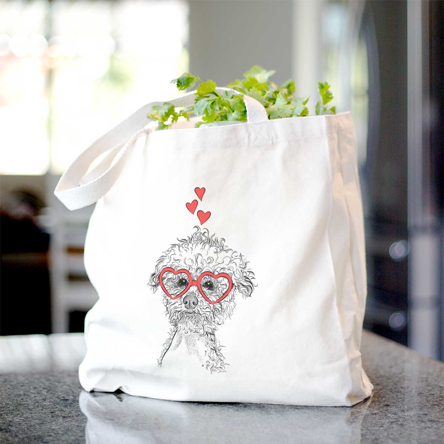 Muffin the Poodle - Tote Bag