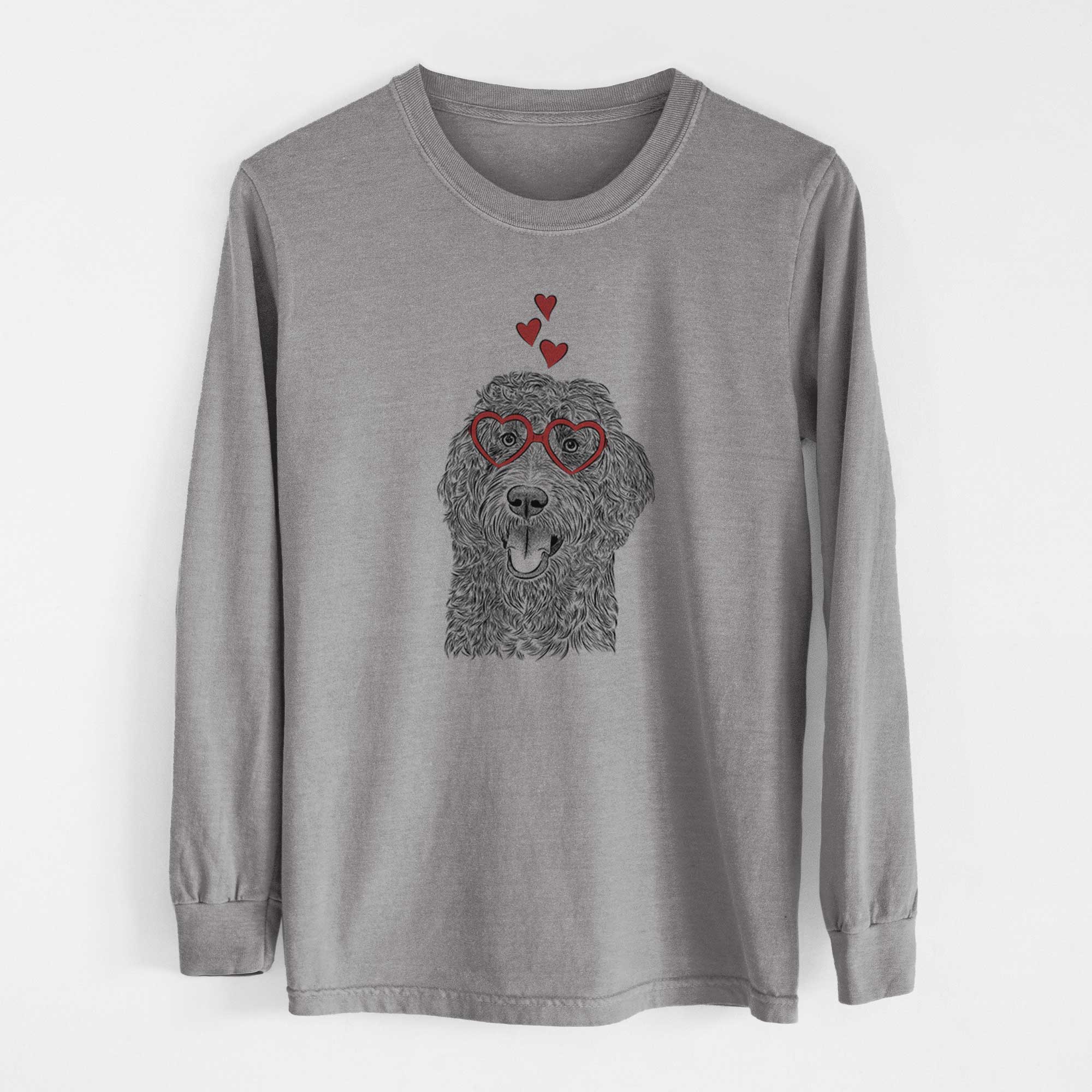 Valentine Murr Dog the Labradoodle - Heavyweight 100% Cotton Long Sleeve