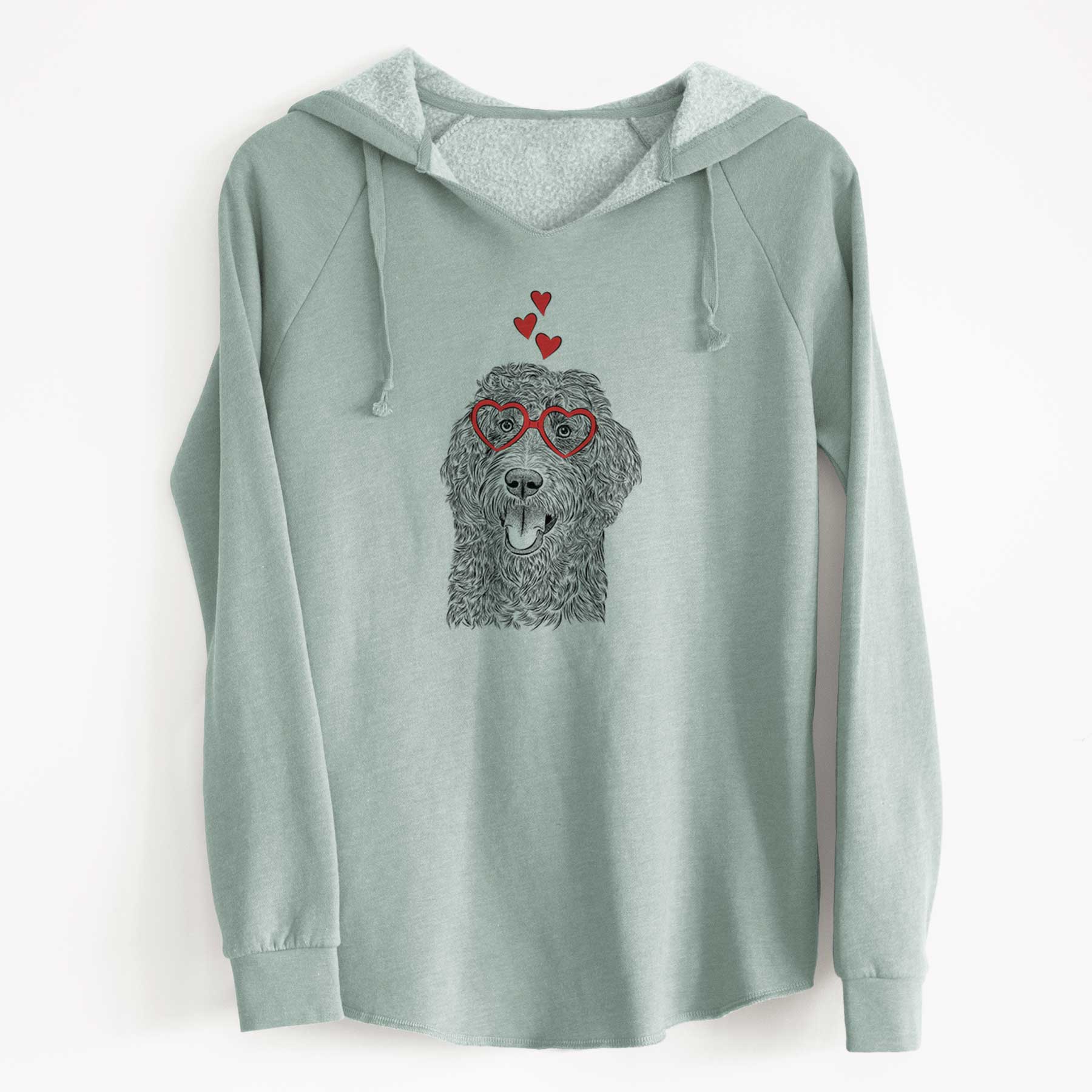 Valentine Murr Dog the Labradoodle - Cali Wave Hooded Sweatshirt