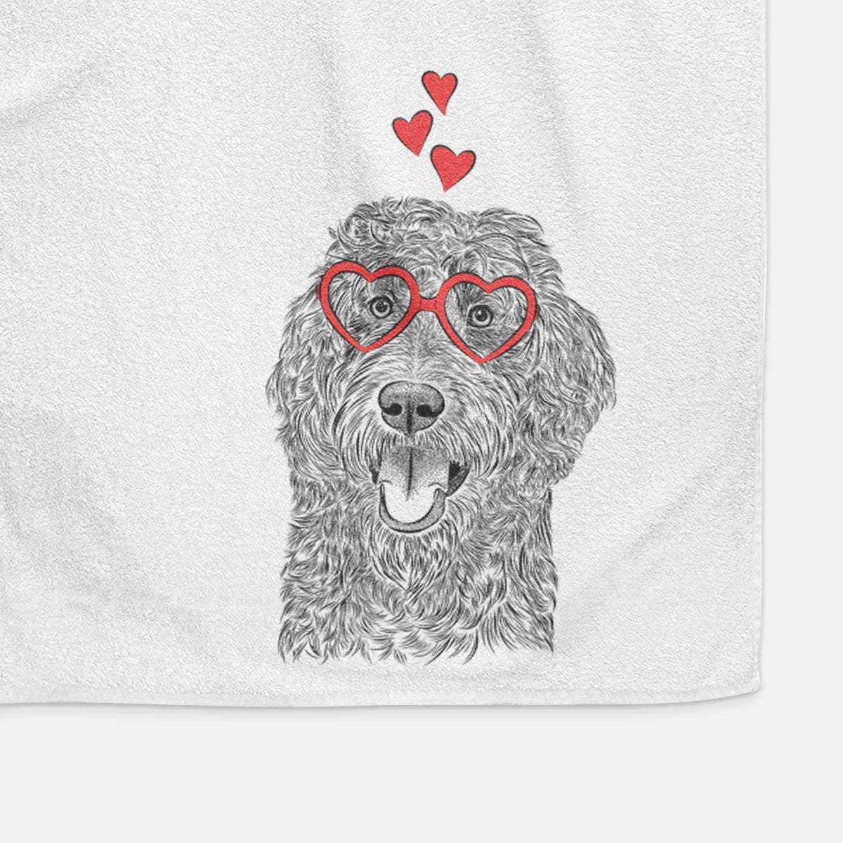 Murr Dog the Labradoodle Decorative Hand Towel